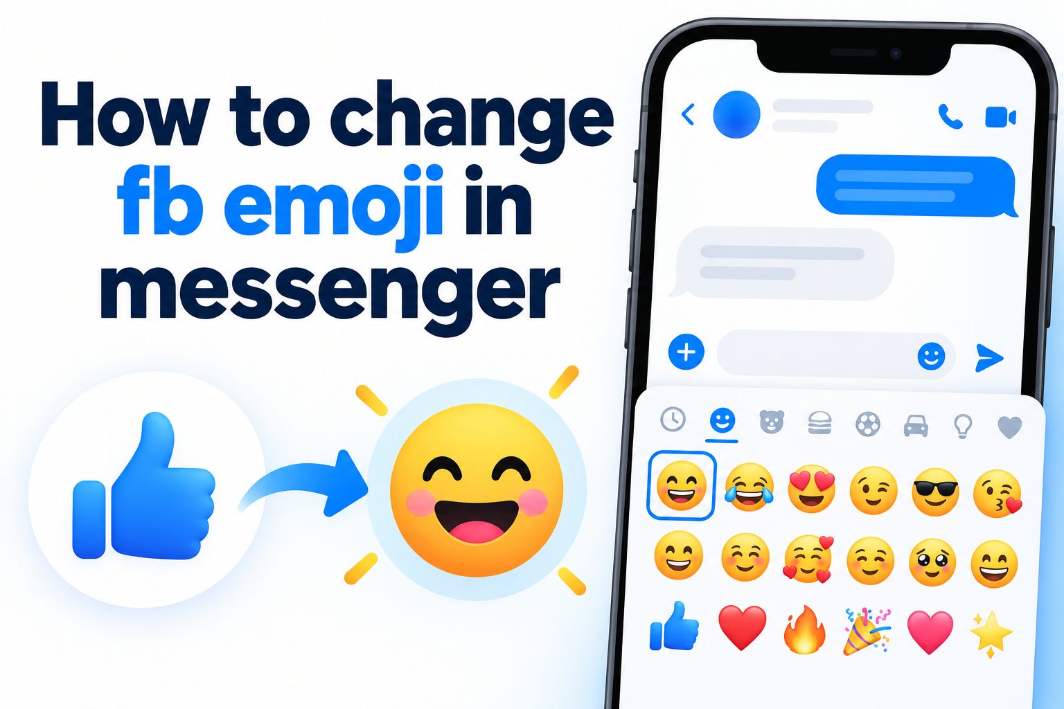 Changing default emoji style in Facebook Messenger settings